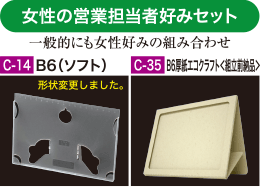 女性の営業担当者好みセット